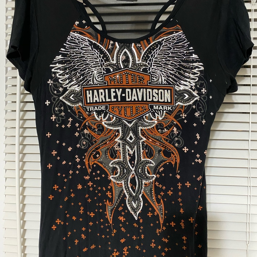 Harley Davidson detail bling tunic